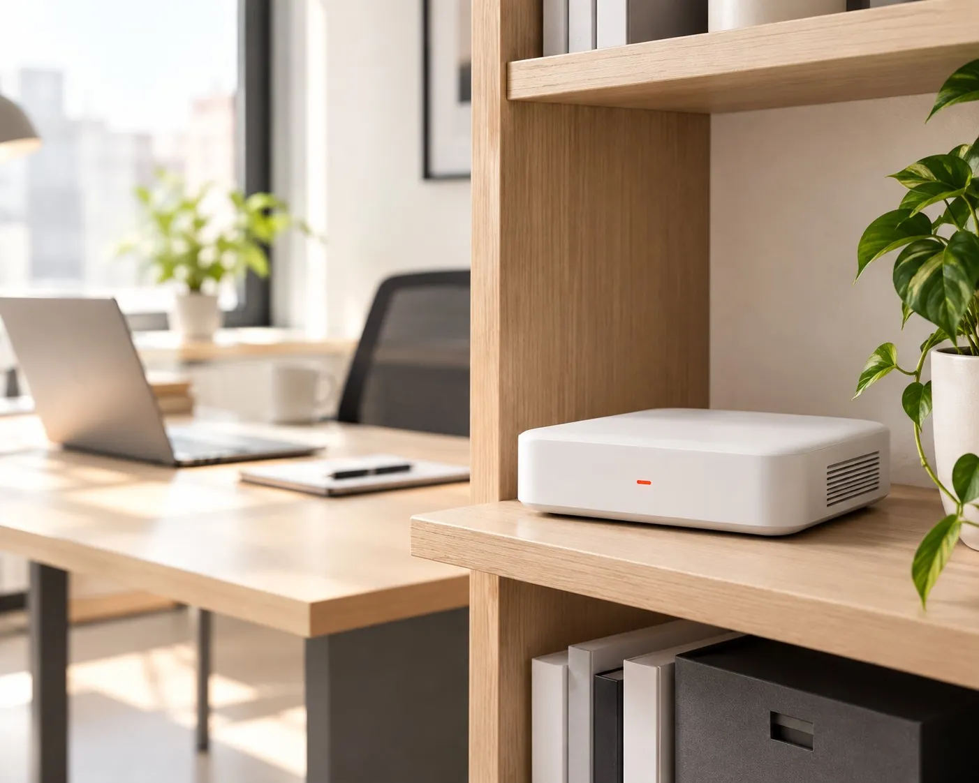Accès fibre professionnel installé dans les locaux d'une entreprise