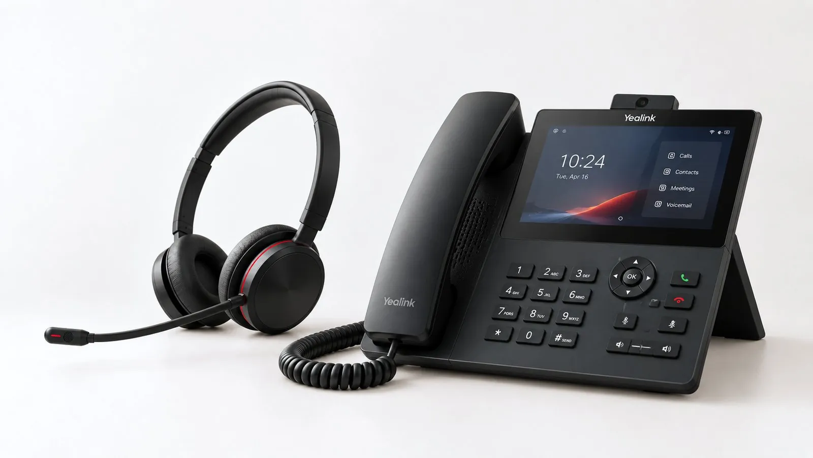 Poste téléphonique IP Yealink raccordé au standard Centrex Litel