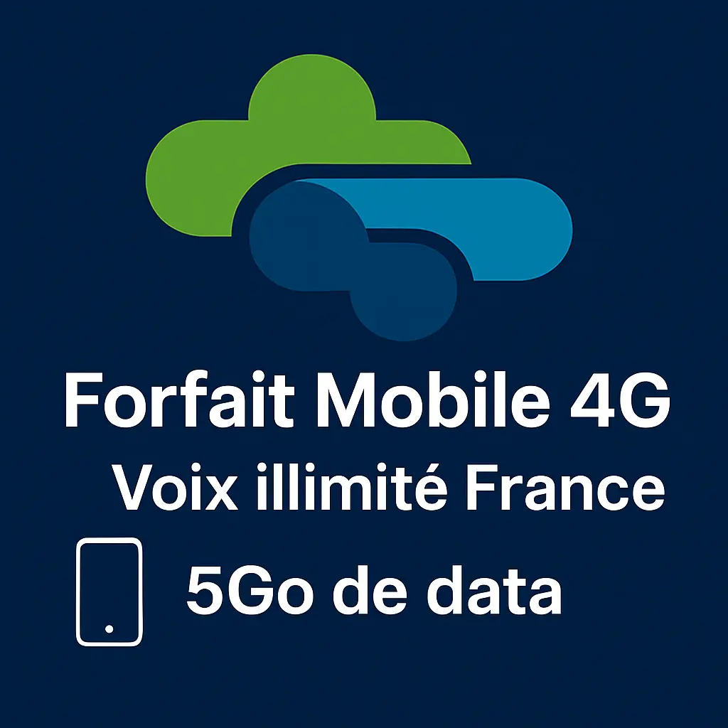 Forfait Mobile 4G - Voix illimité - Sans SIM